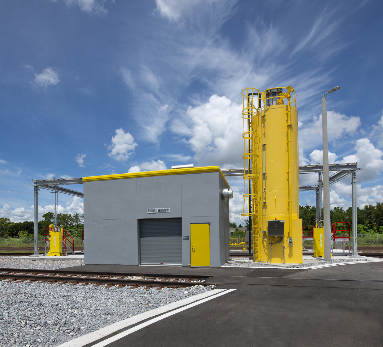 Brightline Vehicle Maintenance Facility Exterior